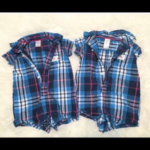 Carter’s 3 months plaid outfits